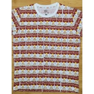 Andy Warhol Uniqlo x SPRZ NY Campbell Beef Noodle Soup AOP T-Shirt Cotton, L/XL